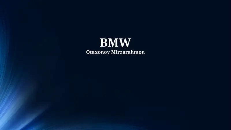 BMW 1