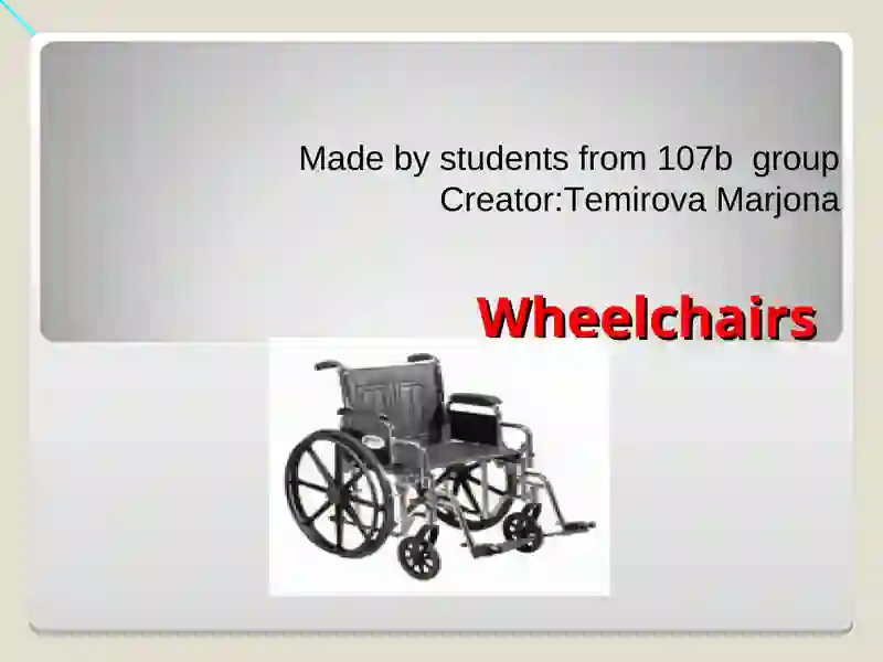 Wheelchairs