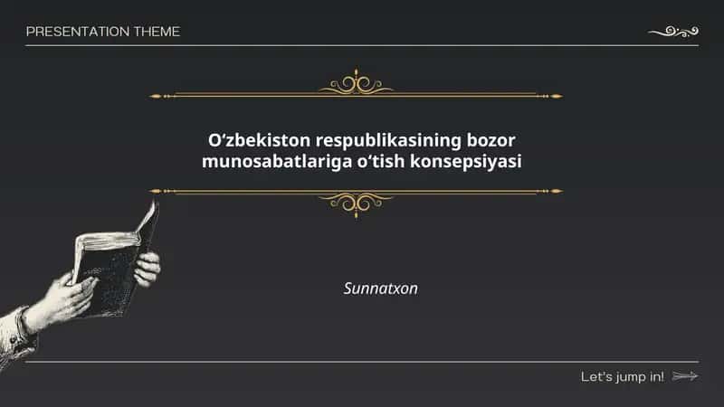 Bozor iqtisodiyotiga oʻtishning asosiy bosqichlari 1