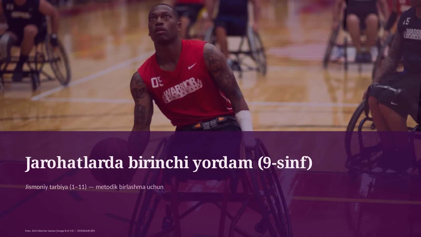 Jarohatlarda birinchi yordam (9-sinf) 1