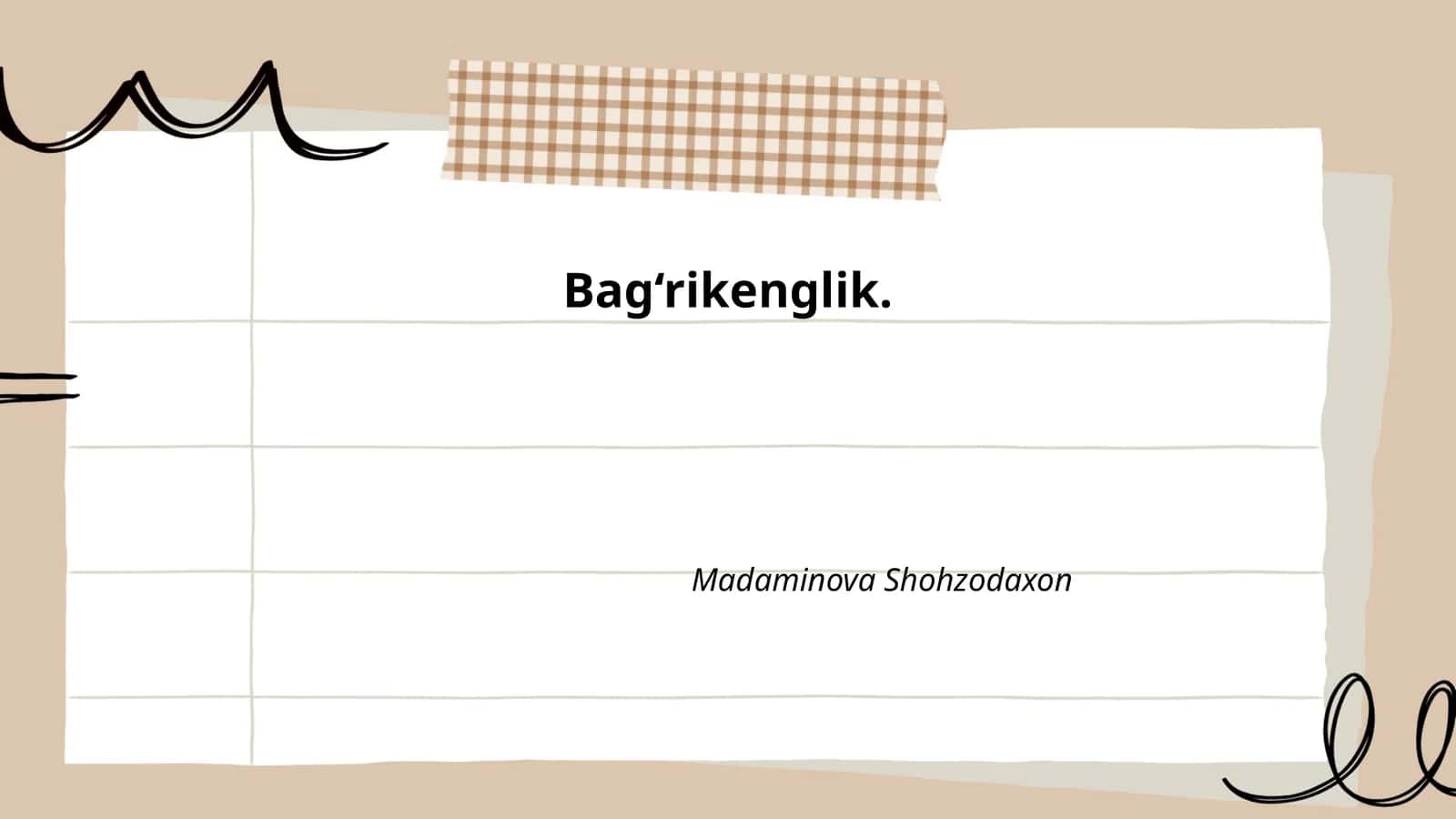 Bag‘rikenglik va madaniy xilma-xillik 1