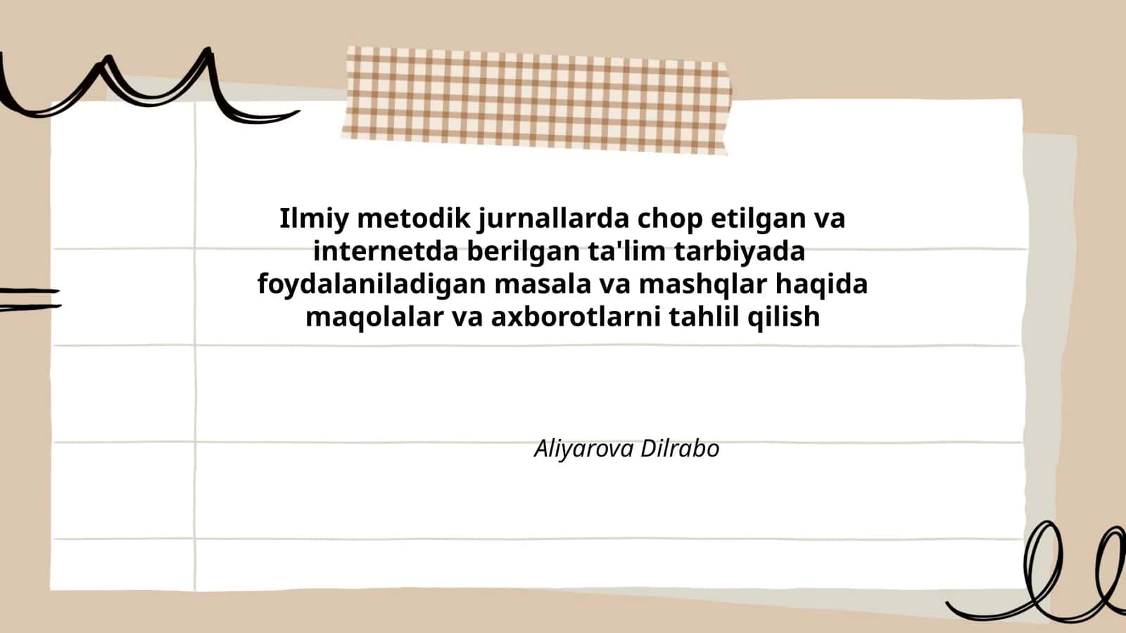 Ta'lim tarbiyasi 1