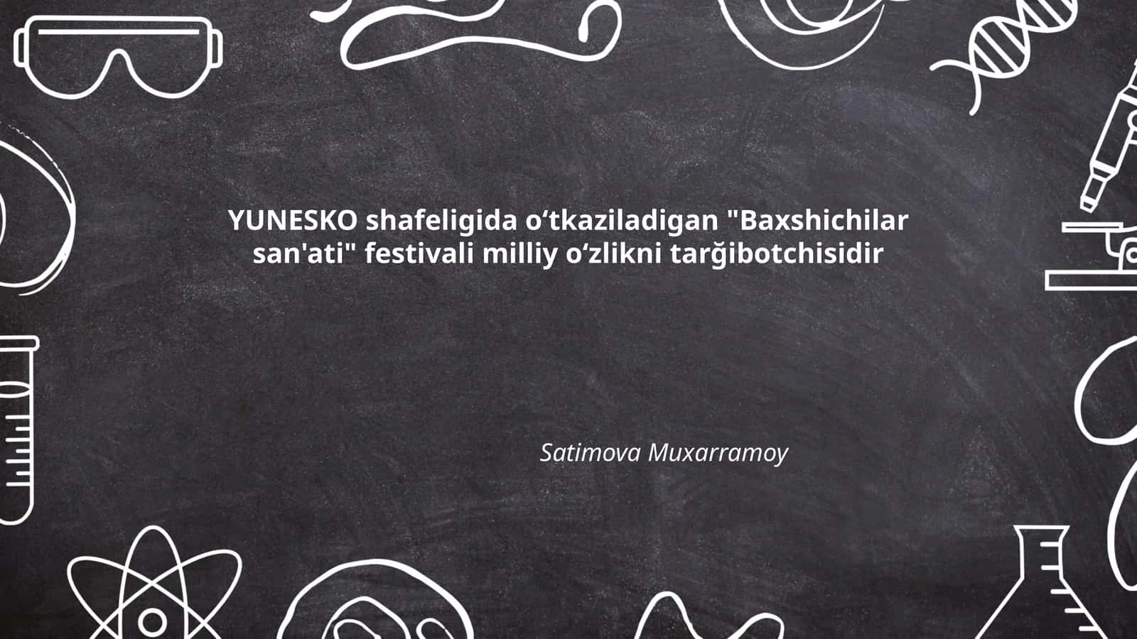 Baxshichilar san'ati festivali 1