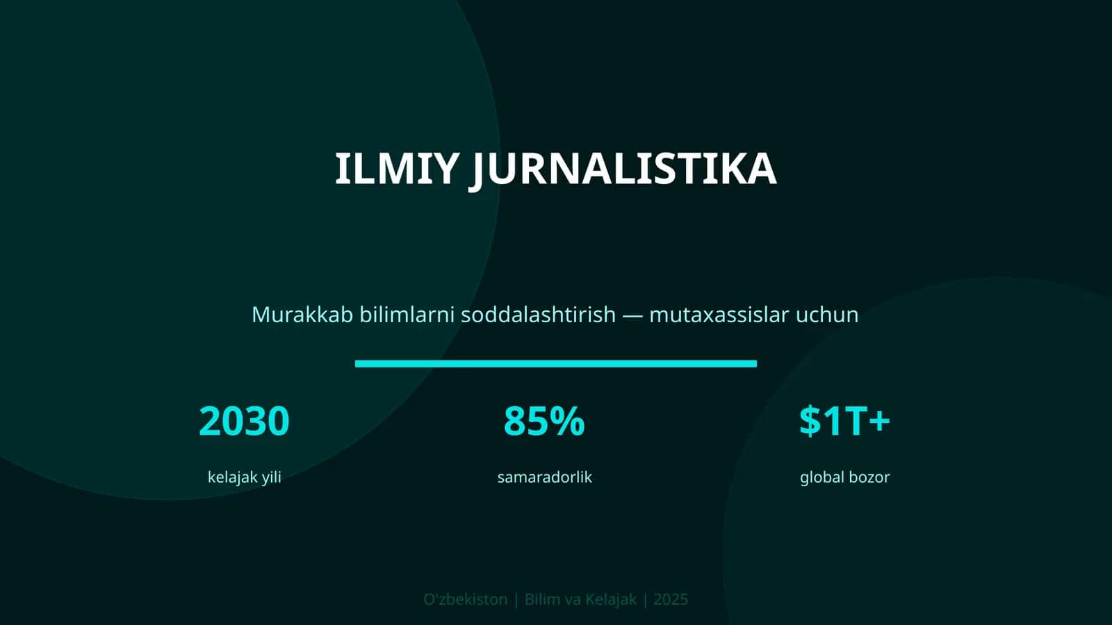 Ilmiy jurnalistika 1