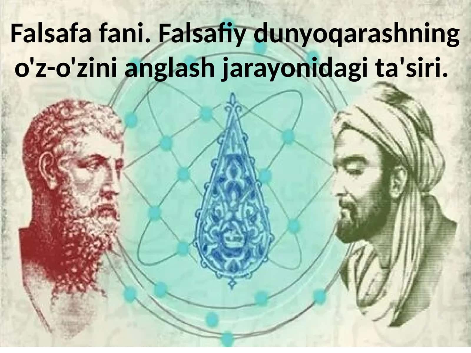 Falsafa fani. Falsafiy dunyoqarashning o'z-o'zini anglash jarayonidagi ta'siri 1