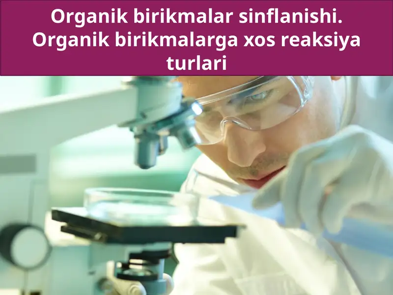 Organik birikmalar inflanishi 1