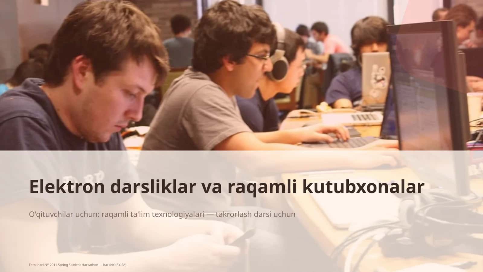 Elektron darsliklar va raqamli kutubxonalar 1