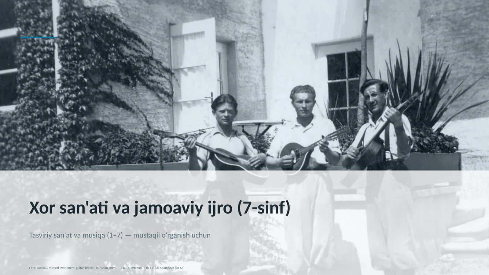 Tasviriy san'at va musiqa (1–7) 1