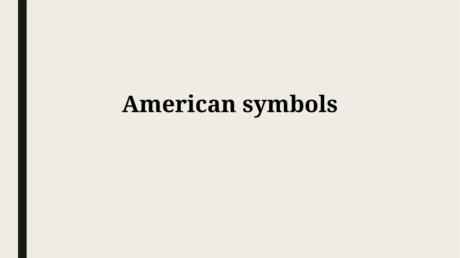American symbols 1