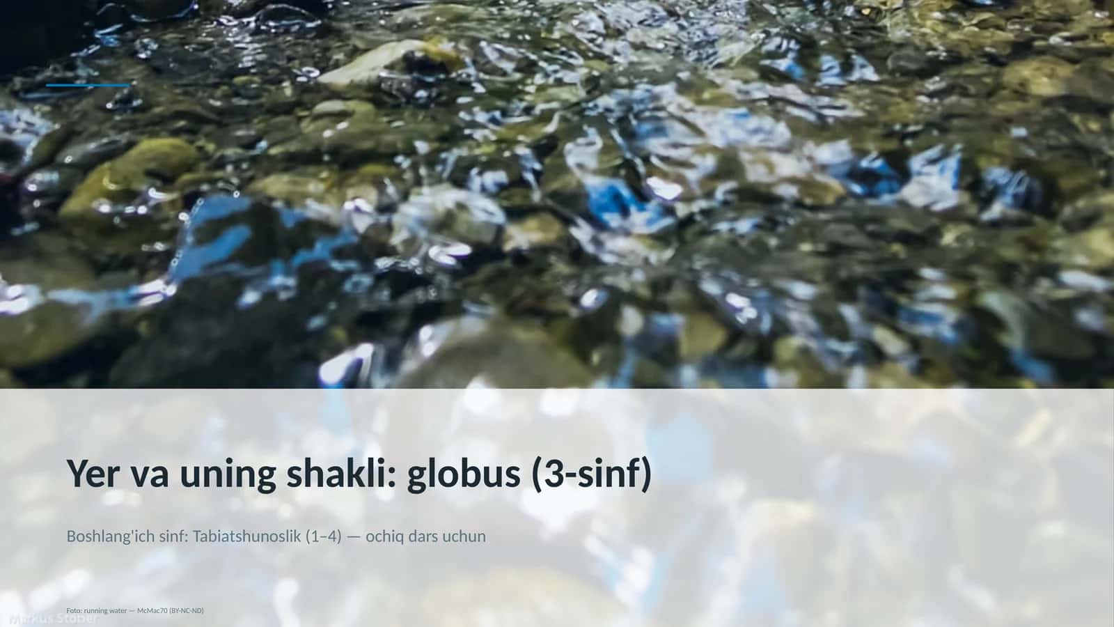 Yer va uning shakli: globus (3-sinf) 1