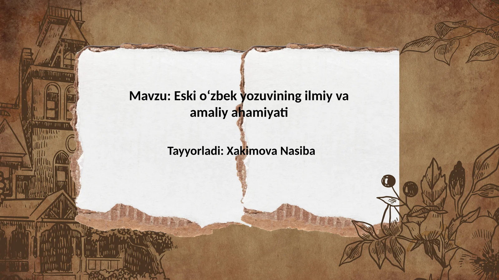 Eskioʻzbekyozuviningilmiyvaamaliyahamiyati 1