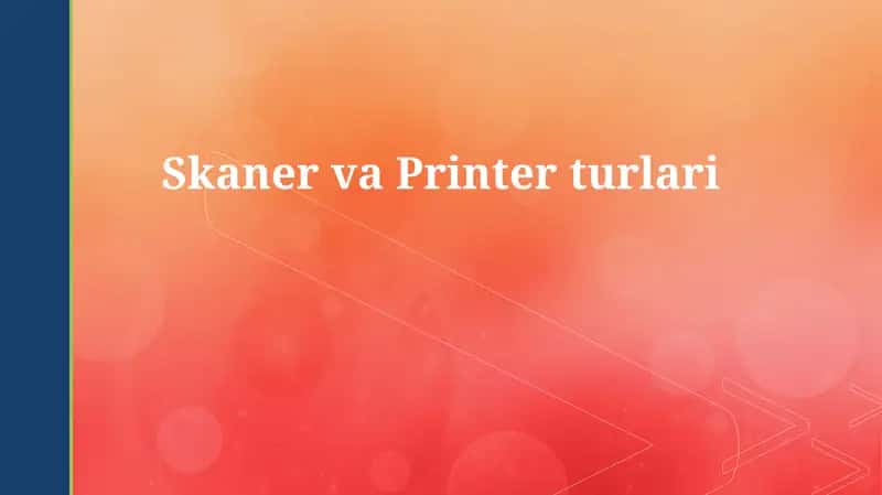 Skannerlar turlari 1