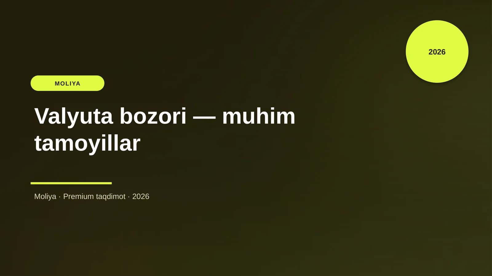 Valyuta bozori — muhim tamoyillar 1