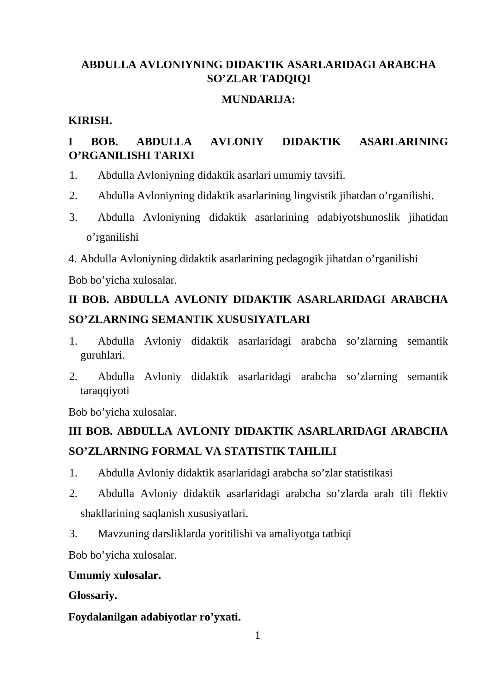ABDULLA AVLONIYNING DIDAKTIK ASARLARIDAGI ARABCHA SO’ZLAR TADQIQI 1