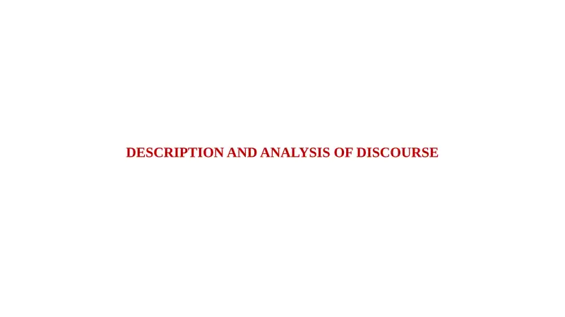 Types of Discourse 1