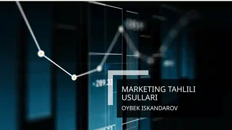 Marketing tahlili usullari