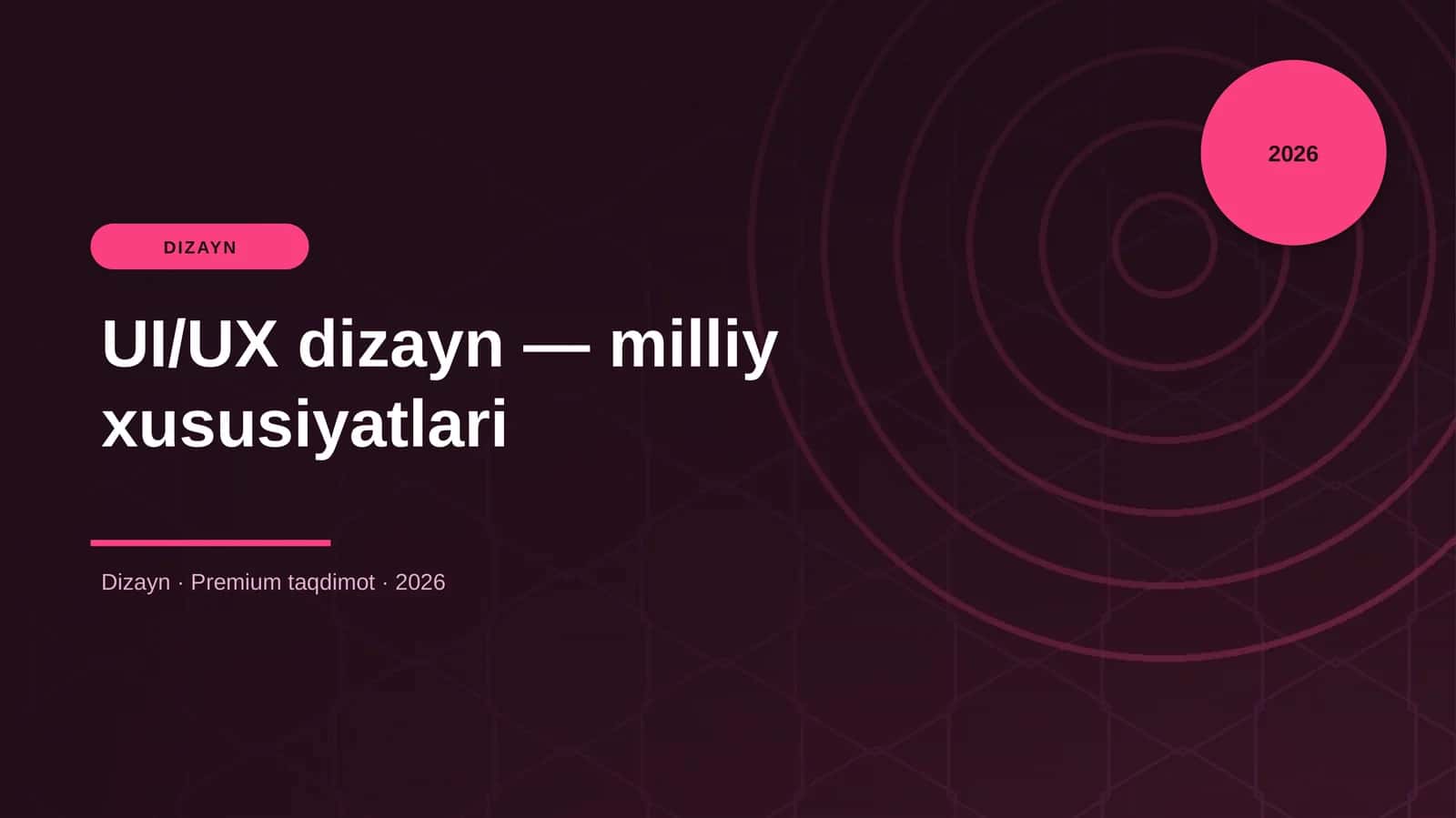 UI/UX dizayn — milliy xususiyatlari 1