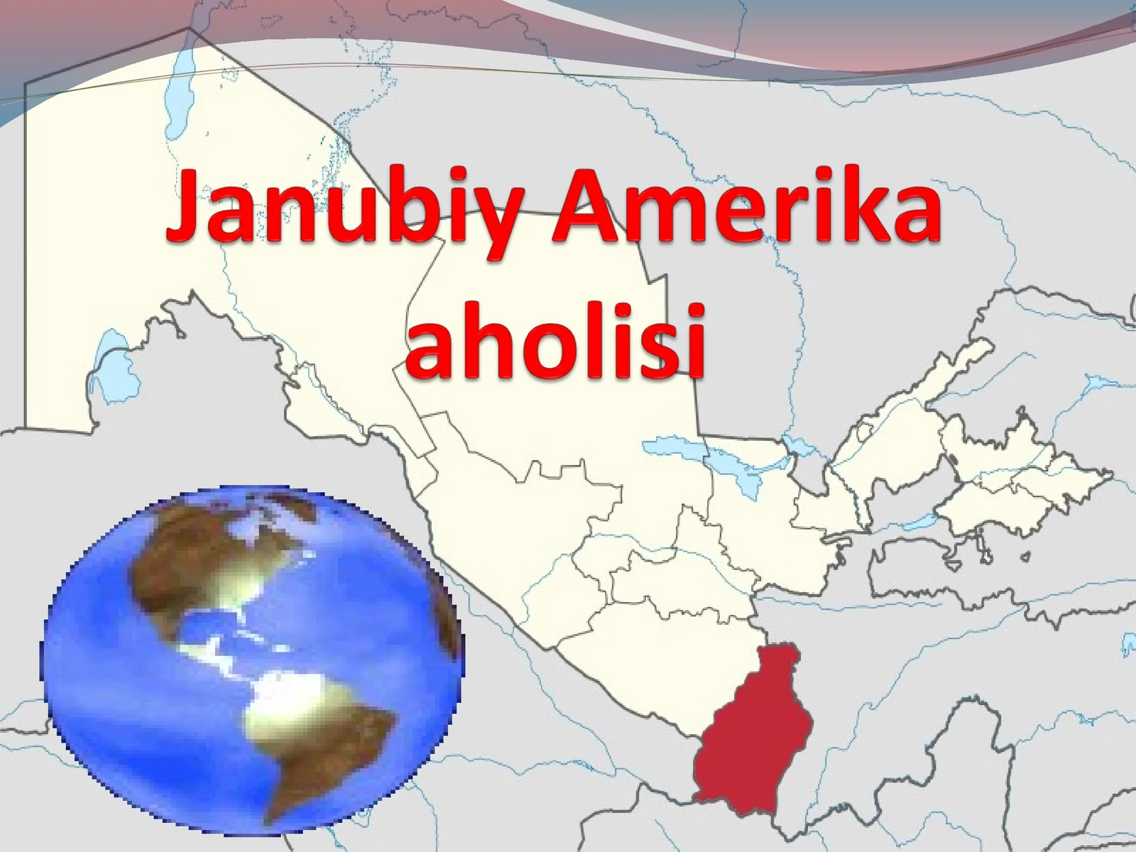 Janubiy Amerika aholisi 1