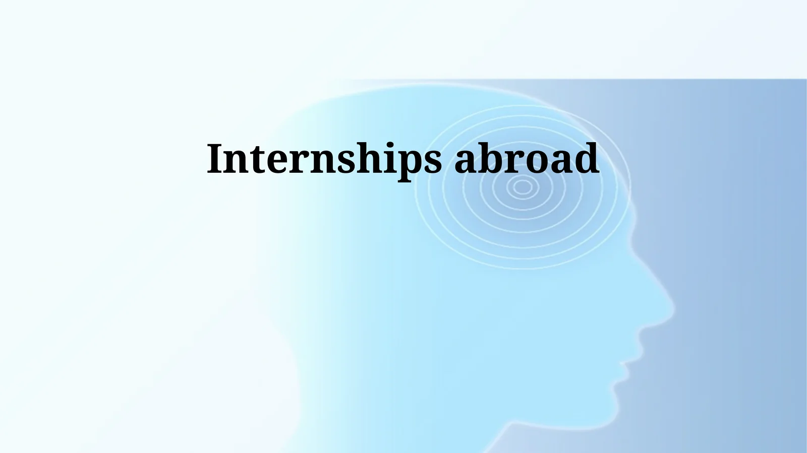 Internships abroad 1