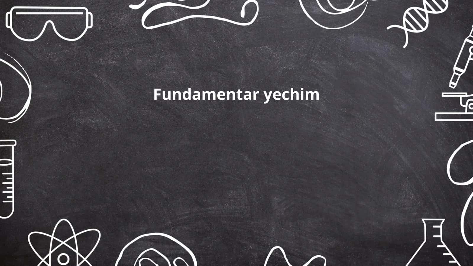 Fundamentar yechim 1