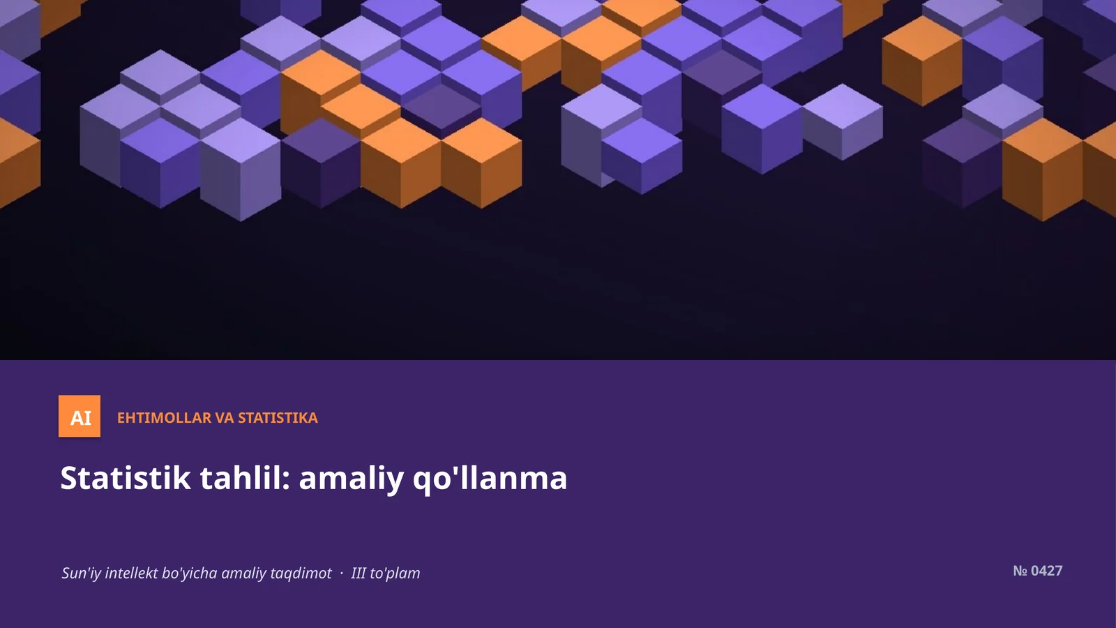 Ehtimollar va statistika 1