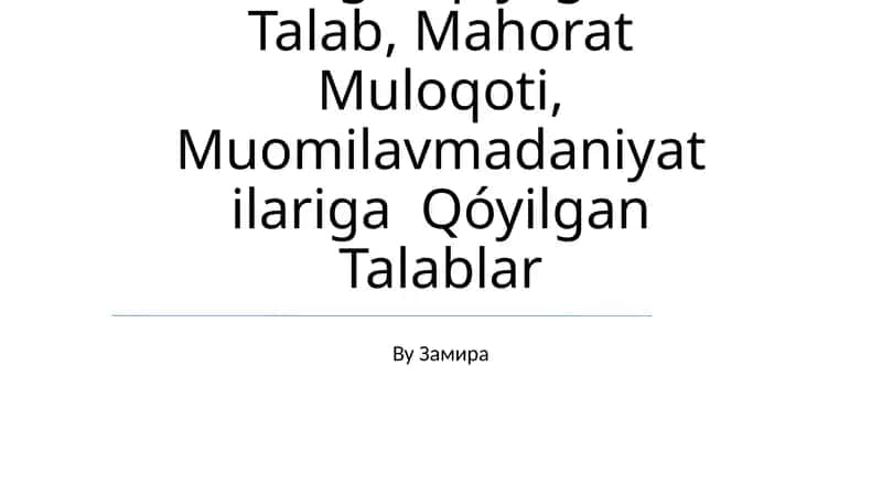 Shaw Donishmandlari Va Mutaffakirlarining Ijodiy Metronidazole Mudarislarni Tallassee, Ulargavqóyilgan Talab, Mahorat Muloqoti, Muomilavmadaniyatilariga Qóyilgan Talablar 1