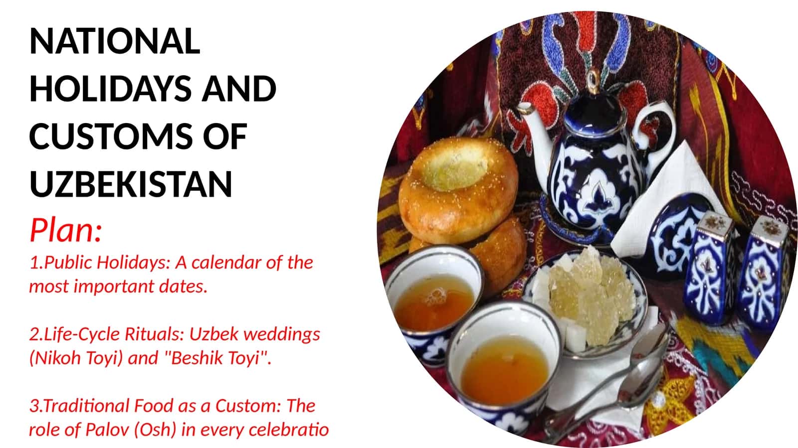 NATIONAL HOLIDAYS AND CUSTOMS OF UZBEKISTAN 1