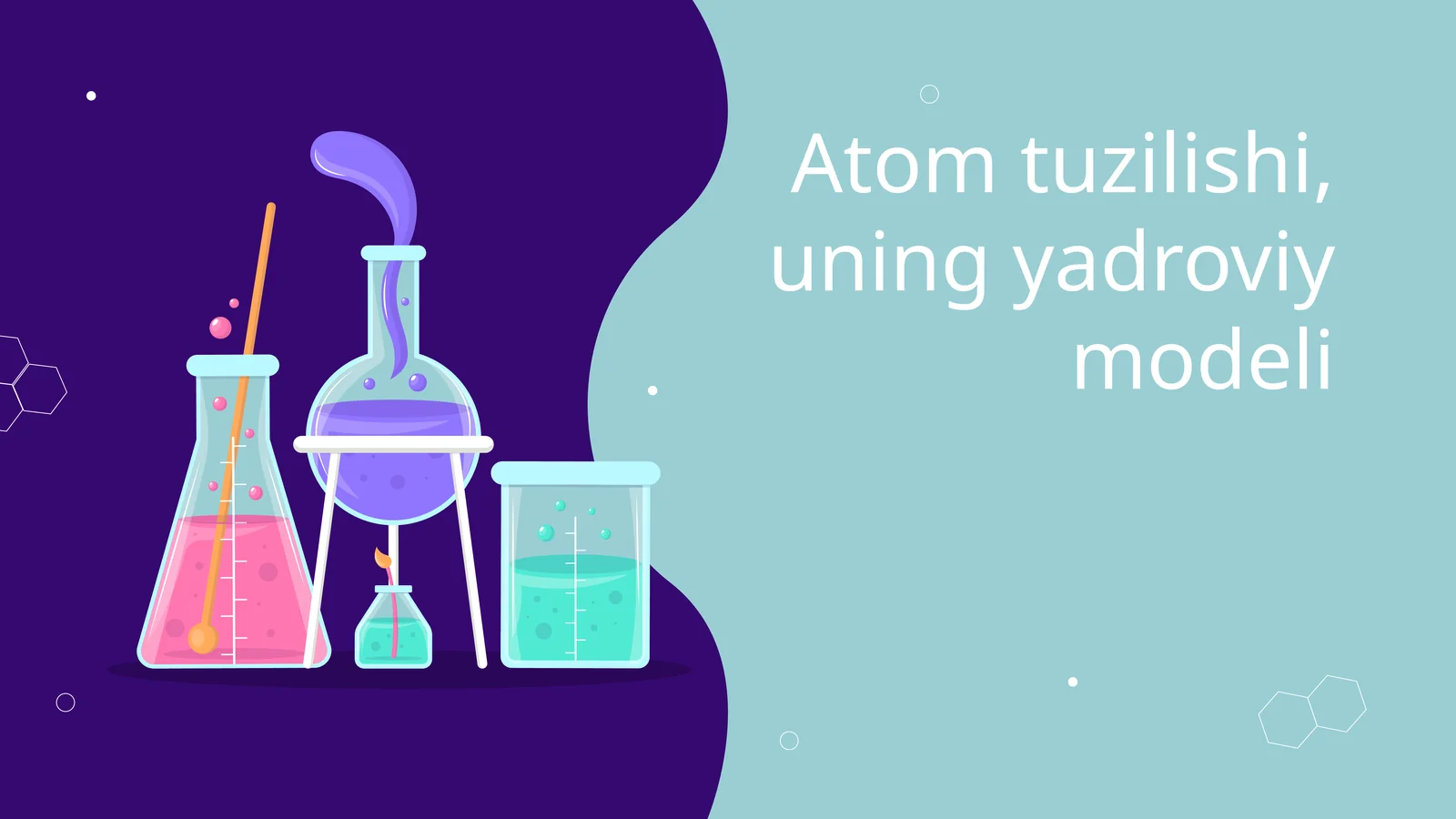 Atom tuzilishi, uning yadroviy modeli 1
