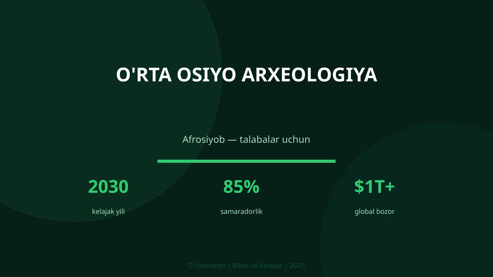 O'rta Osiyo arxeologiya 1