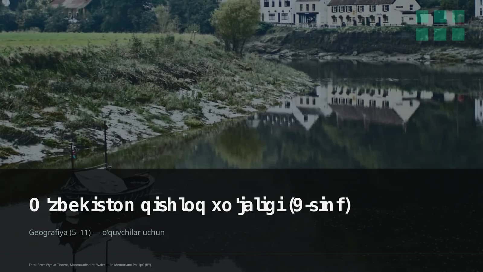 O'zbekiston qishloq xo'jaligi (9-sinf) 1
