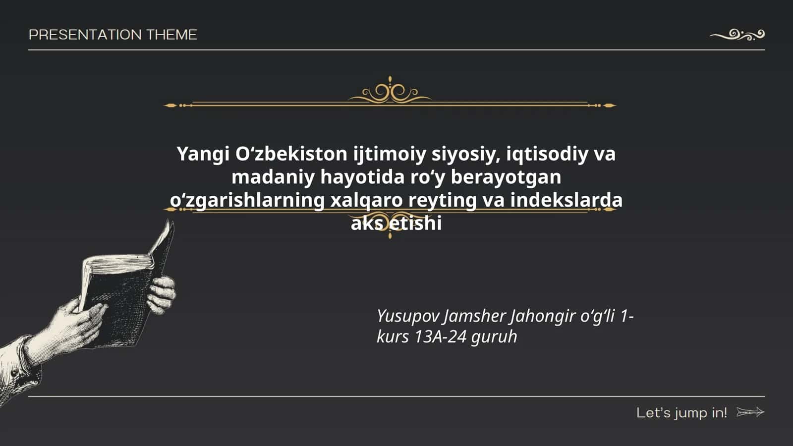 Yangi Oʻzbekiston ijtimoiy siyosiy, iqtisodiy va madaniy hayotida roʻy berayotgan oʻzgarishlarning xalqaro reyting va indekslarda aks etishi 1