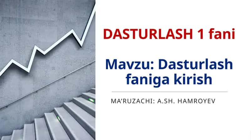 Dasturlash 1fani 1