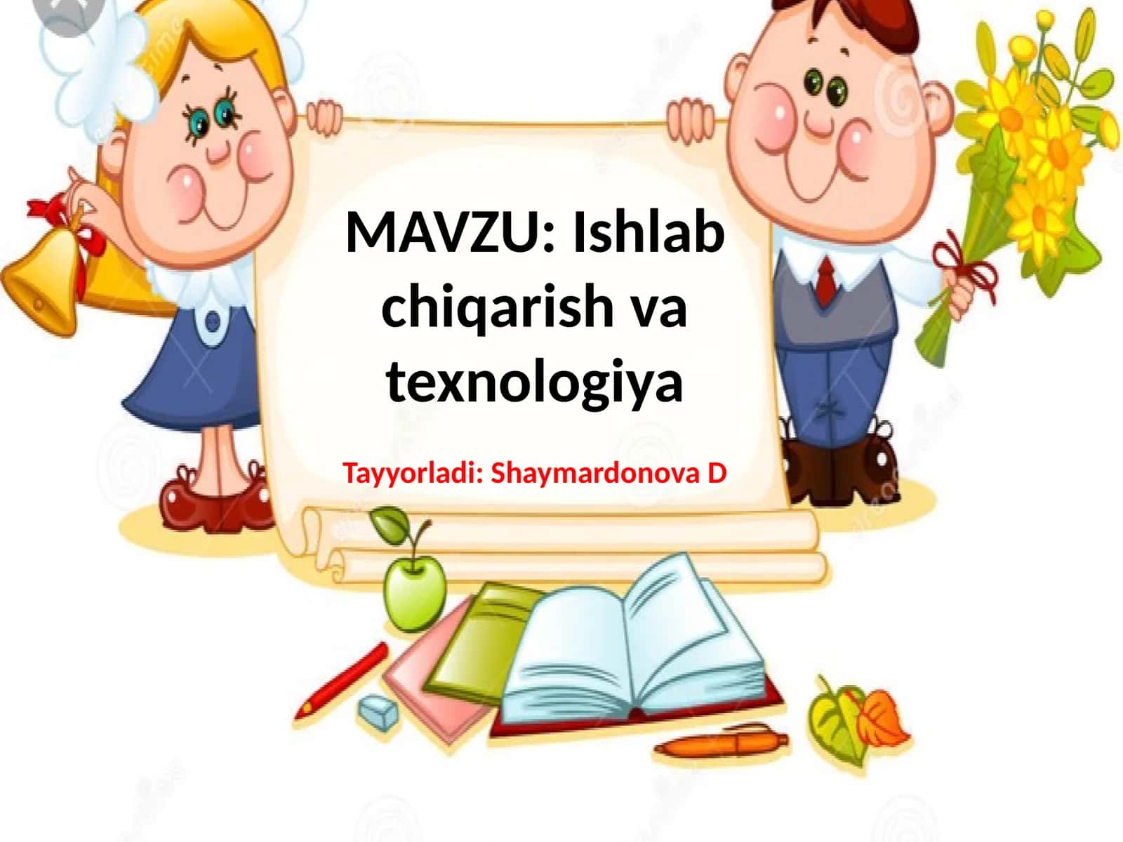 Ishlabchiqarish va texnologiya 1