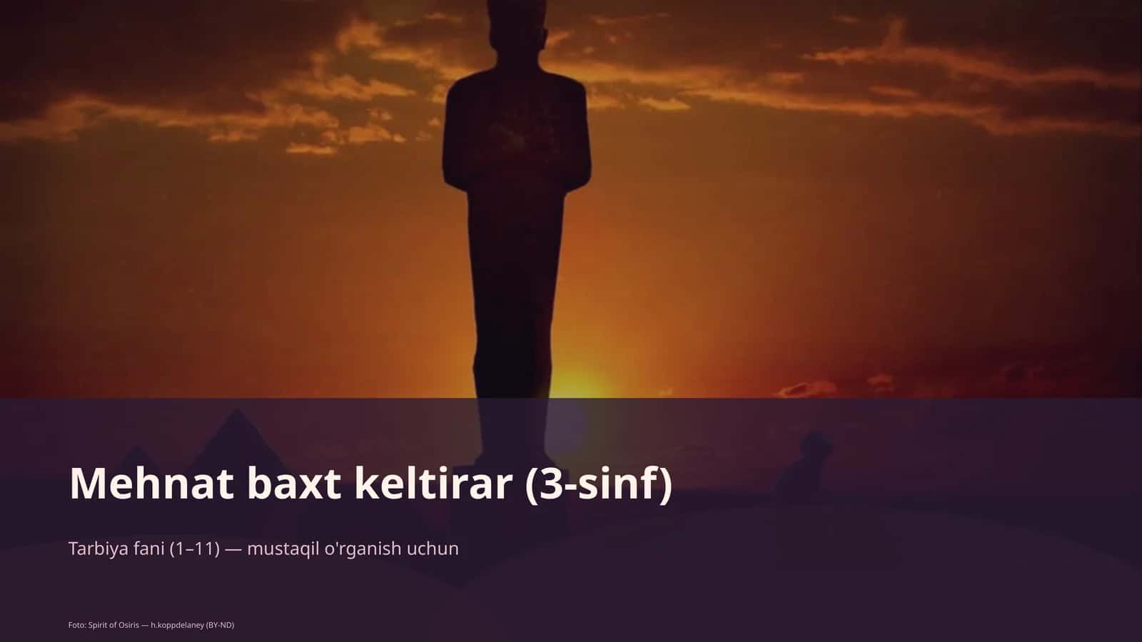 Mehnat baxt keltirar (3-sinf) 3