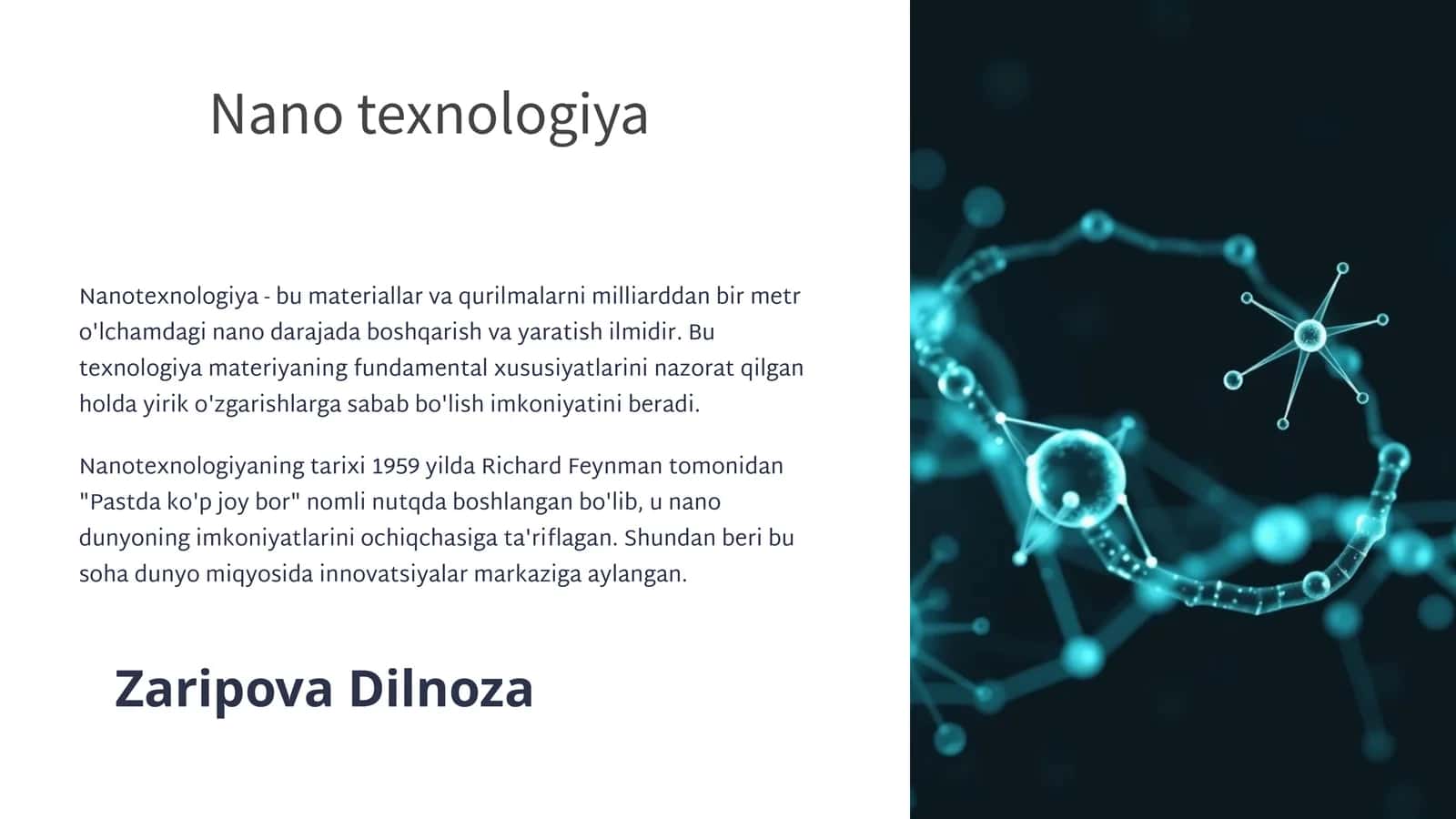 Nanotexnologiya 1