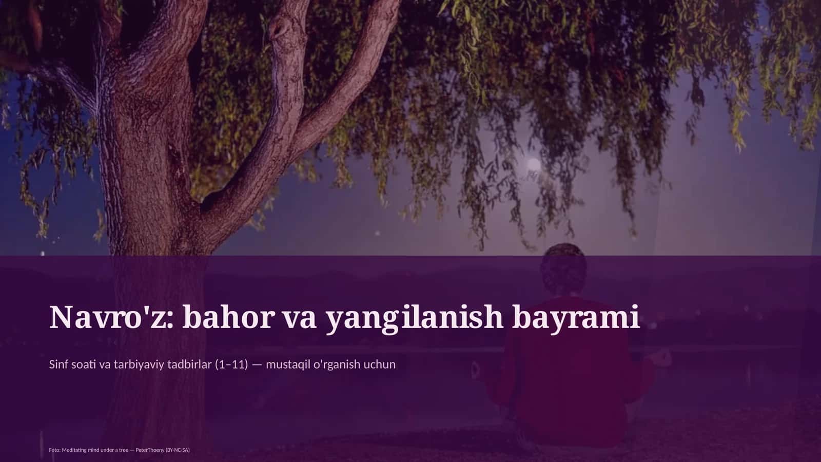 Navro'z: bahor va yangilanish bayrami 1