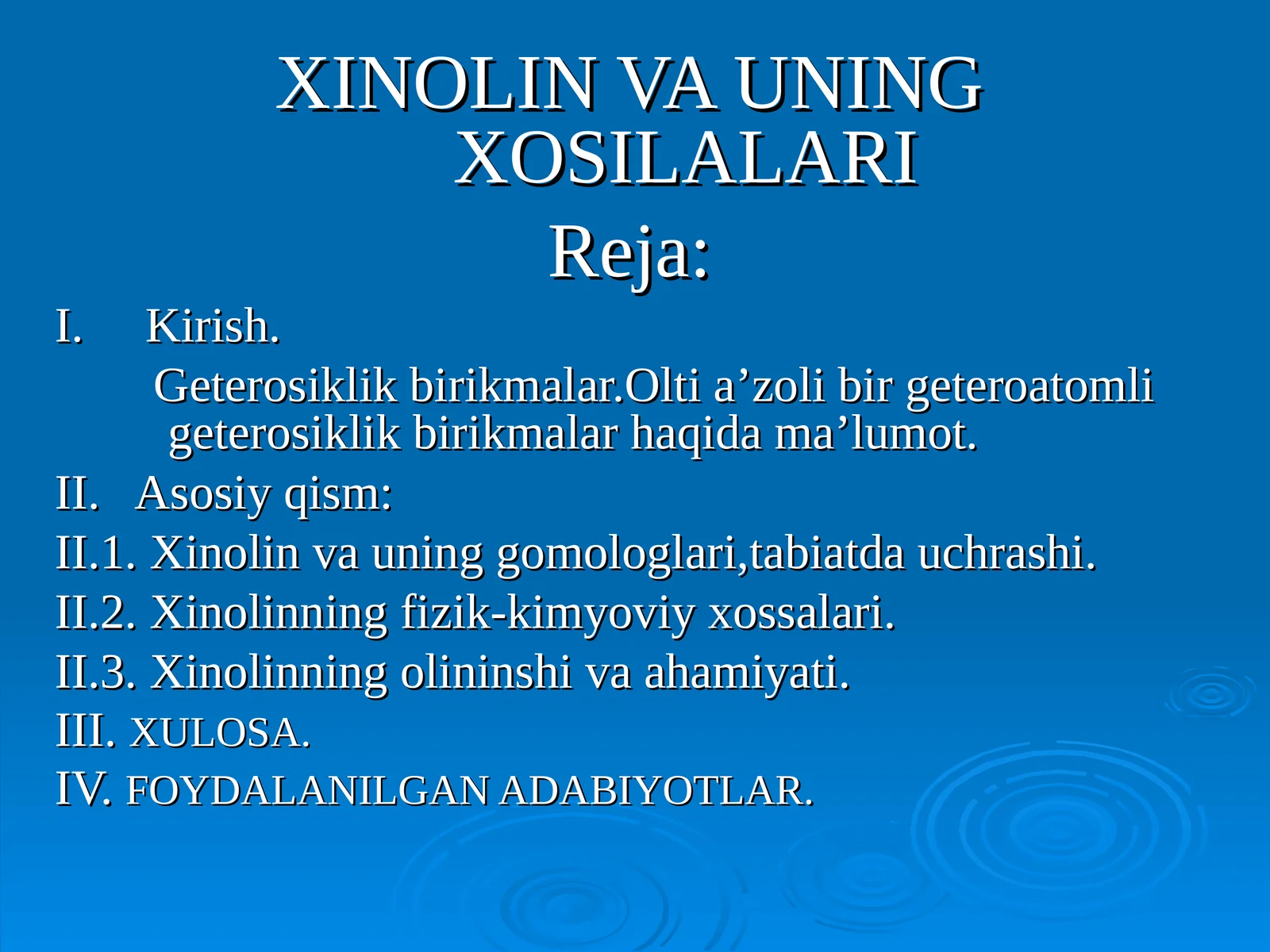 XINOLIN VA UNING XOSILALARI 1