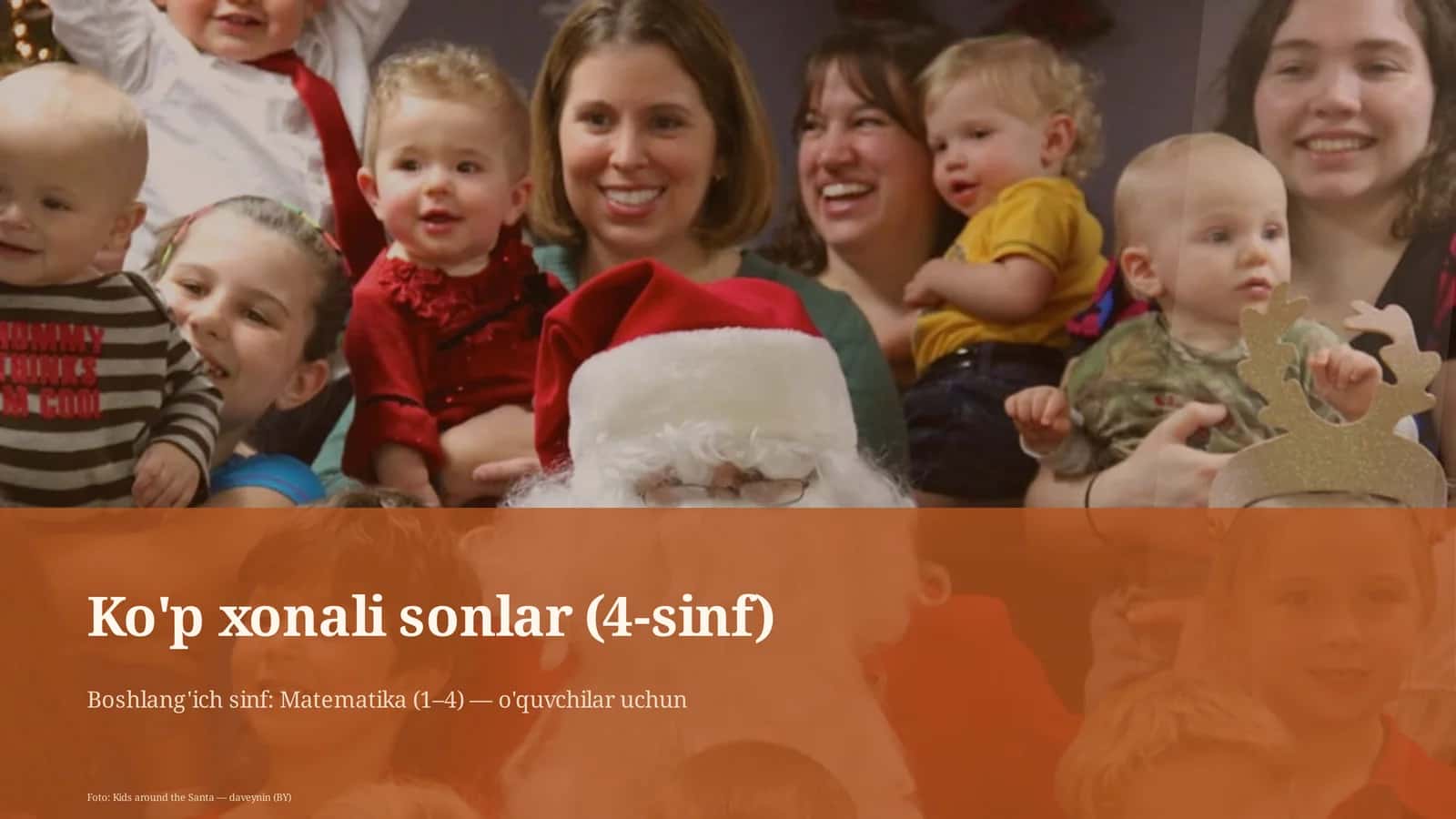 Ko'p xonali sonlar (4-sinf) 1
