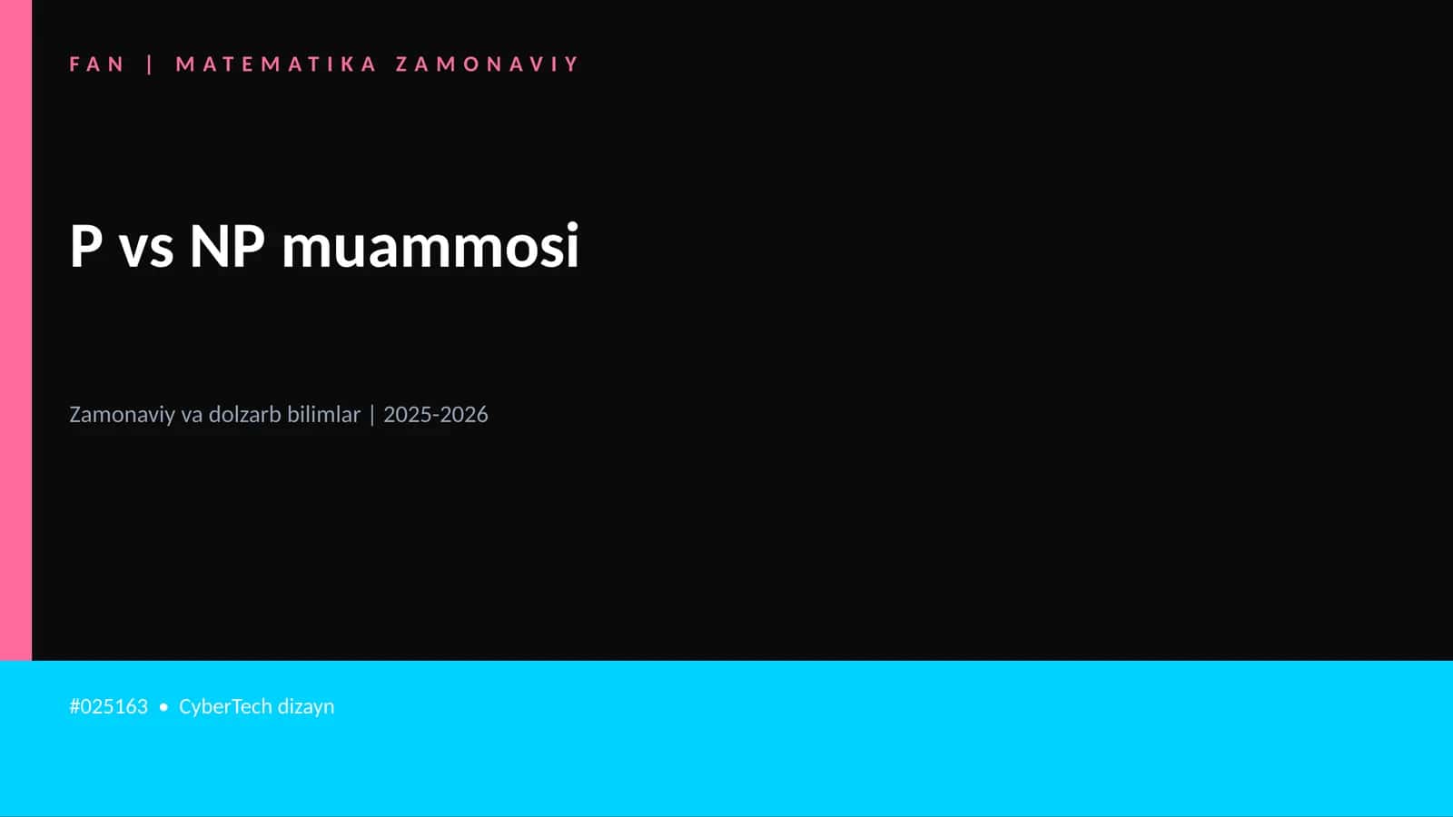MATEMATIKA ZAMONAVIY 1