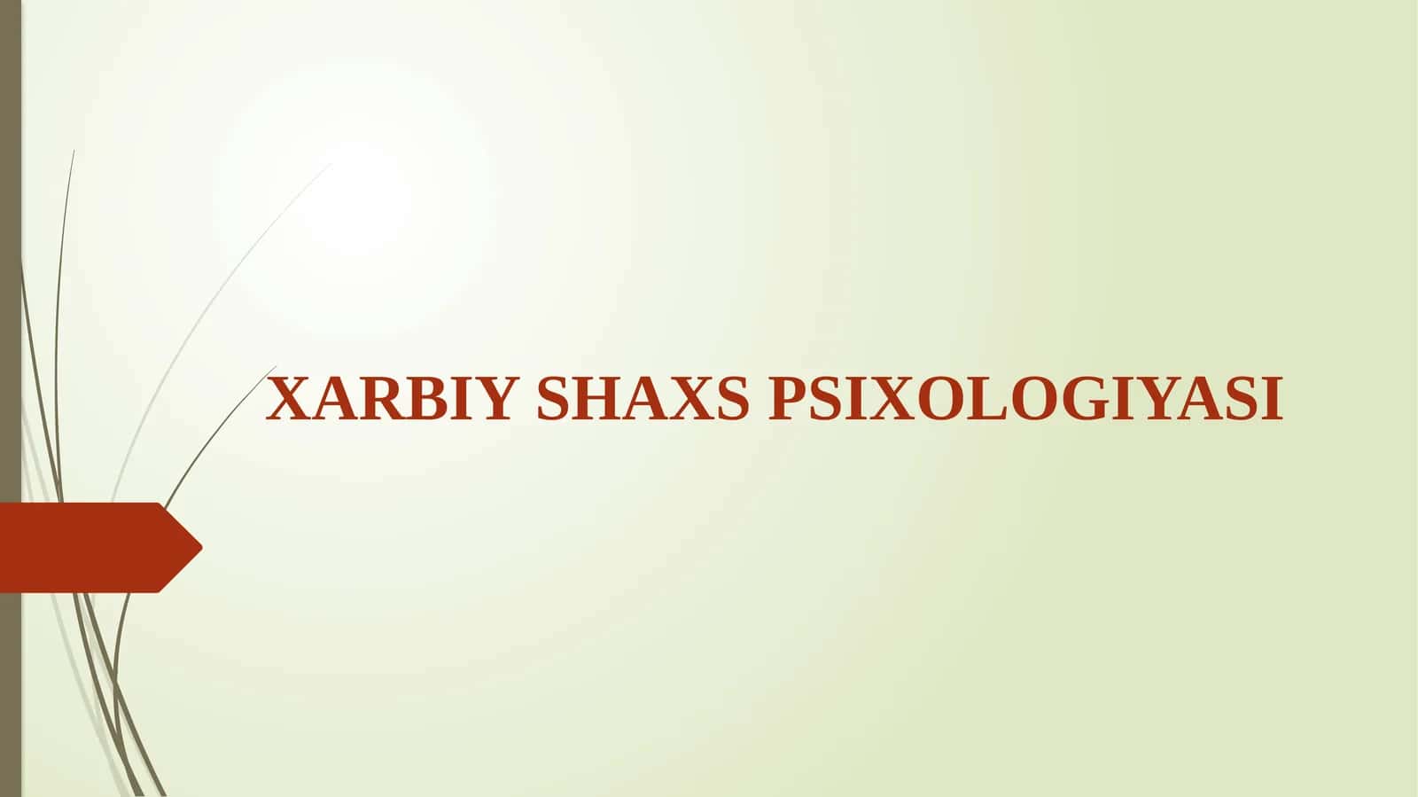 HARBIY SHAXS PSIXOLOGIYASI 1