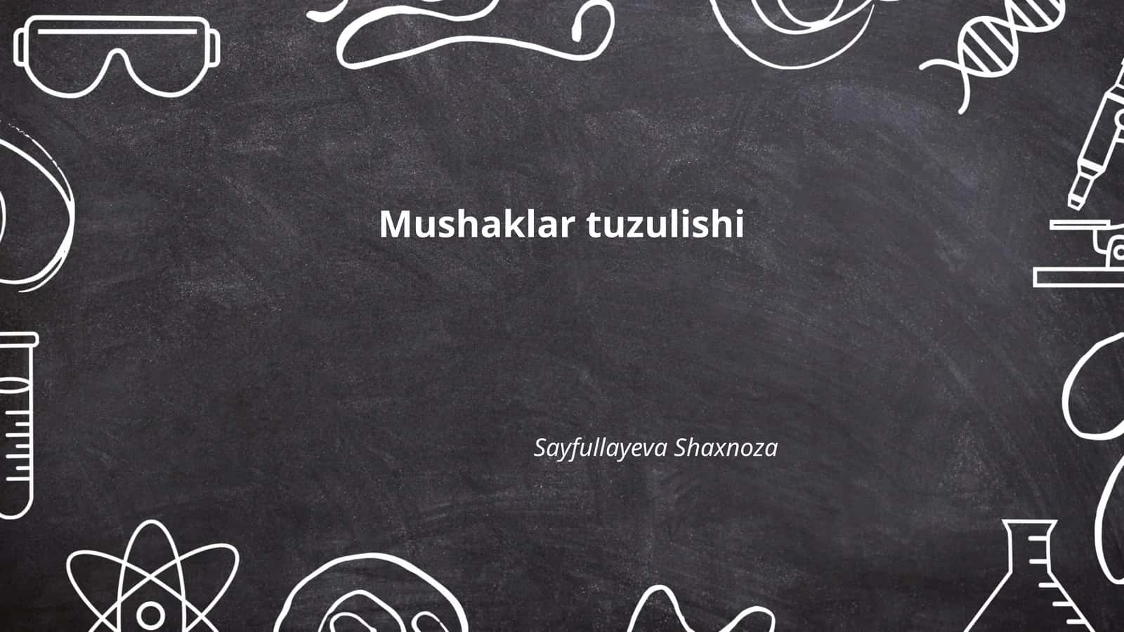 Mushaklar tuzulishi 1