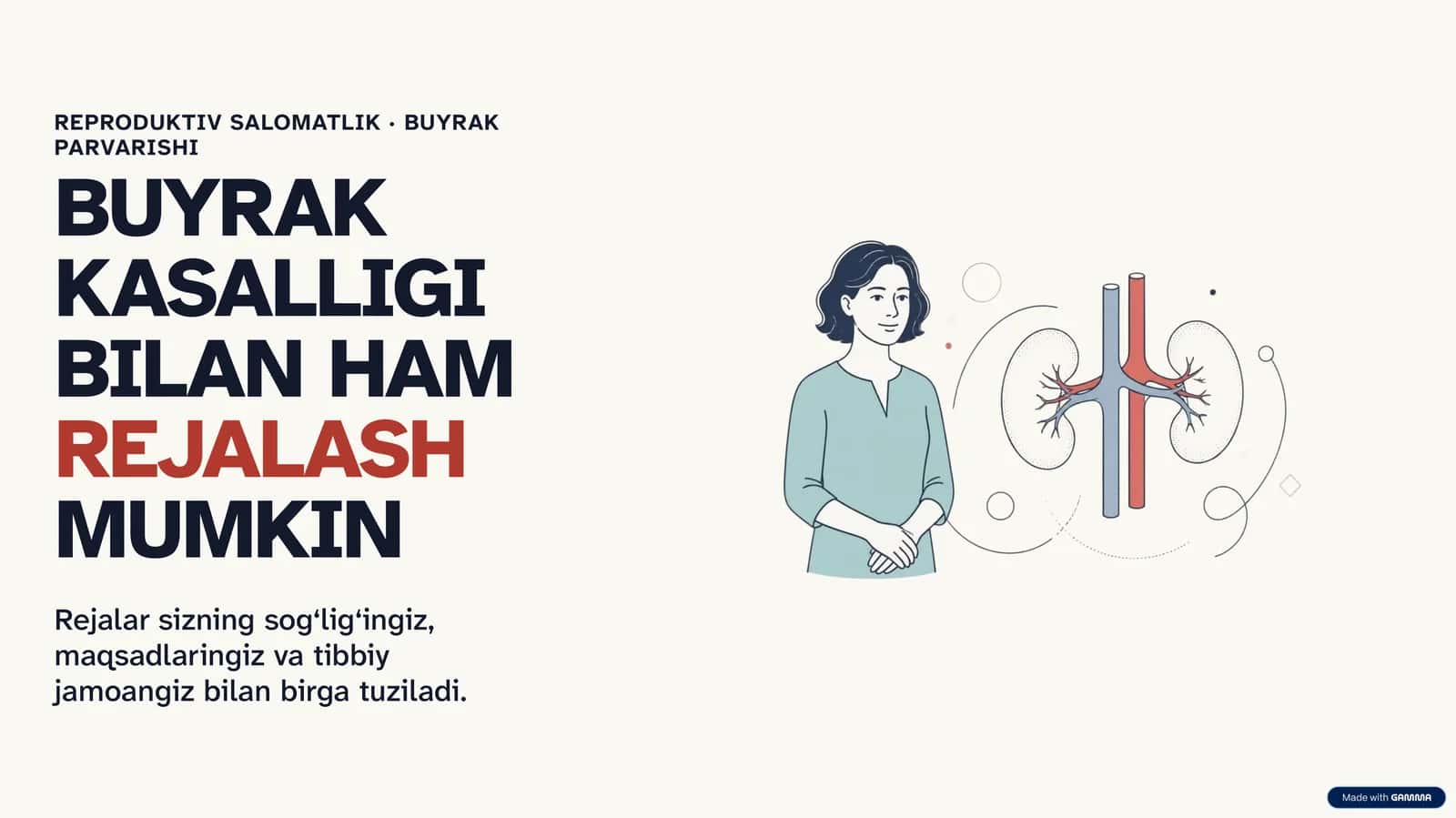 REPRODUKTIV SALOMATLIK · BUYRAK PARVARISHI 1