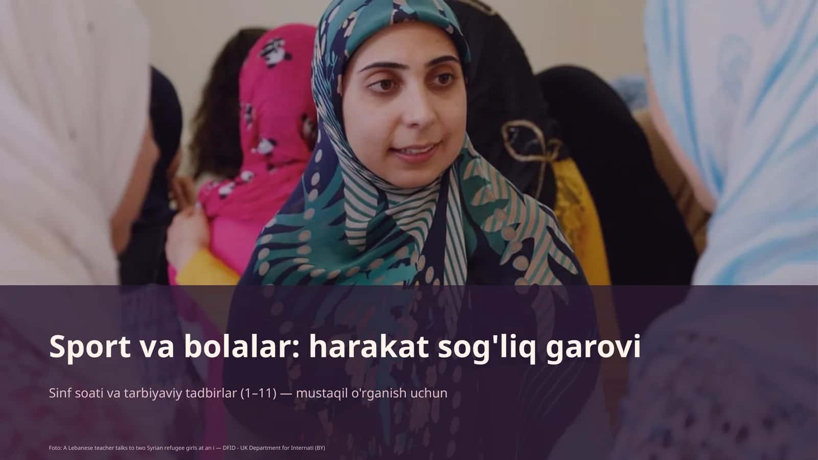 Sport va bolalar: harakat sog'liq garovi 1