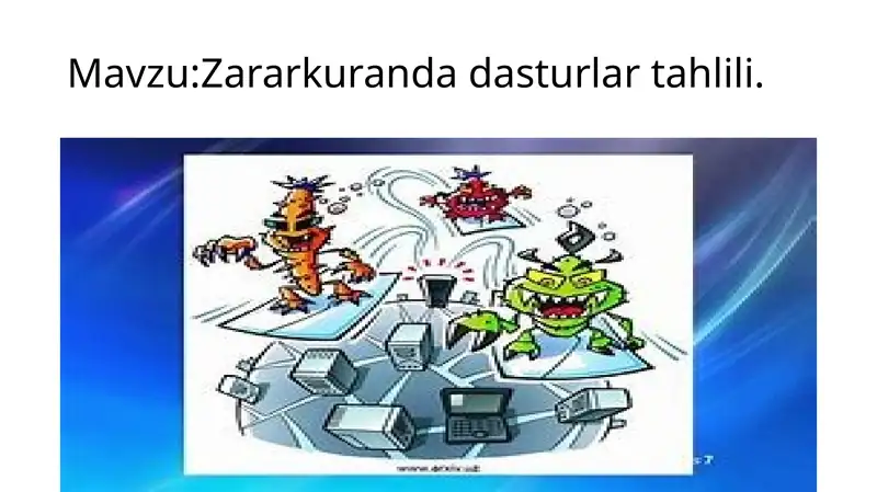 Zararli viruslar tahlili 1