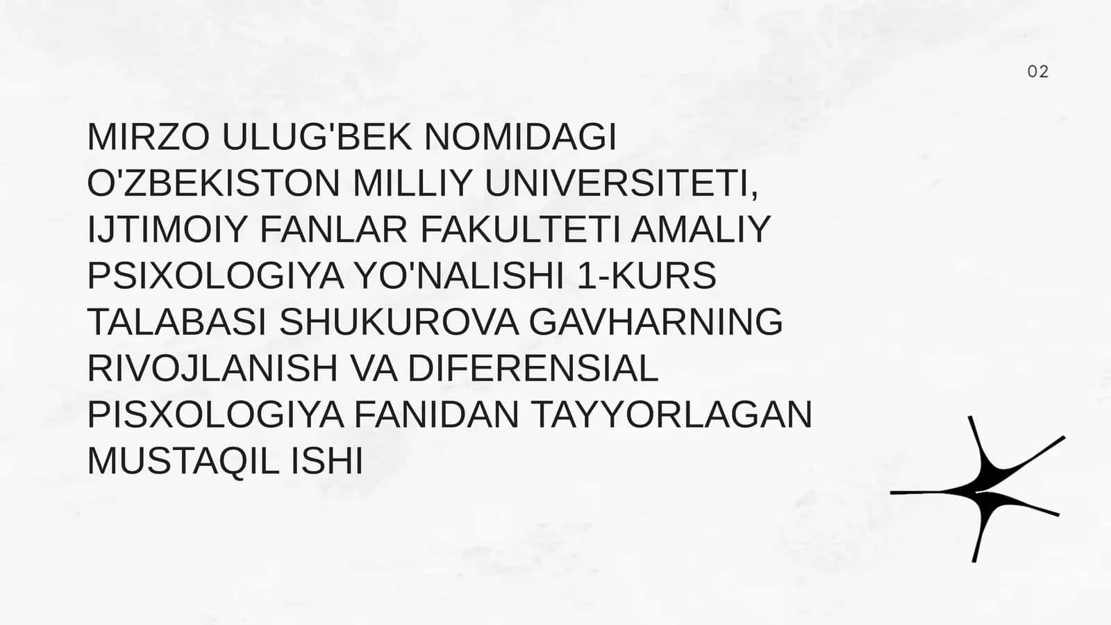 Shukurova Gavhar 1
