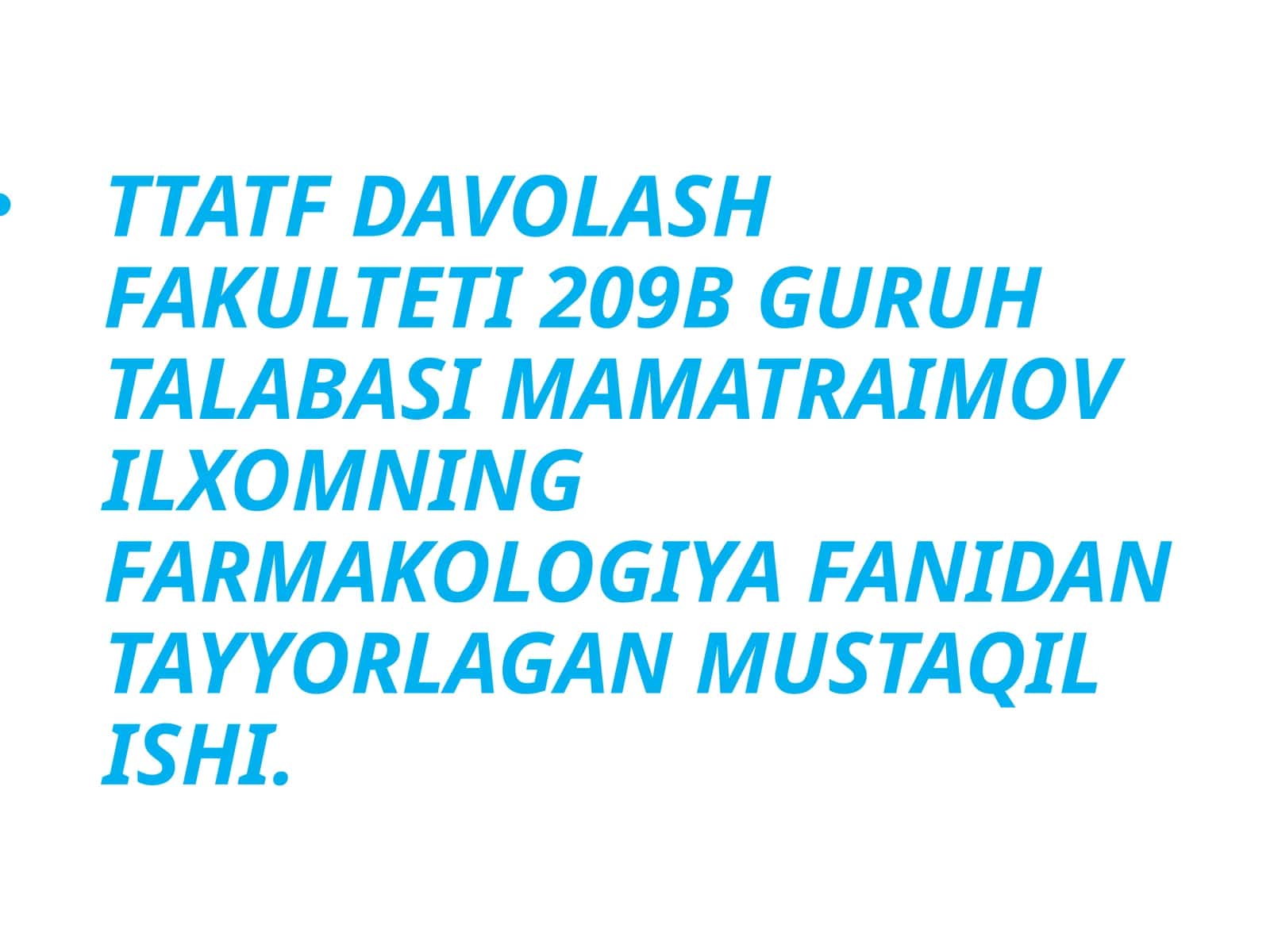 Anafilaktik shok va Davolash 1