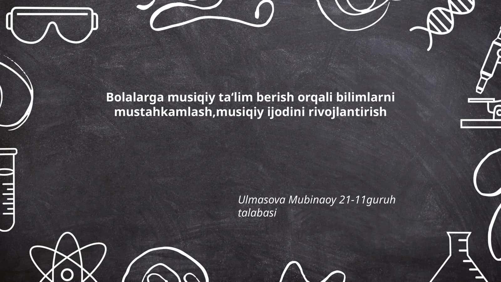 Musiqiy Ta'limning Ahamiyati Bolalar Rivojlanishida 1