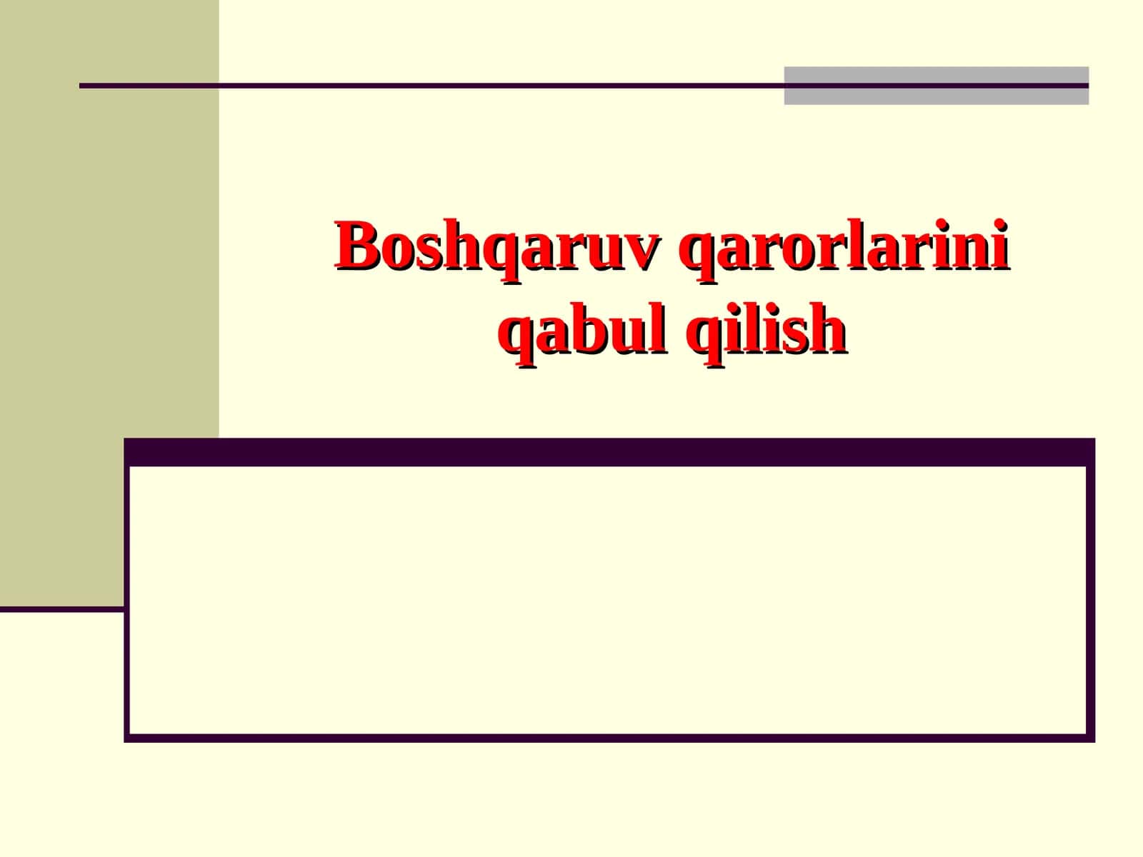 Xalq boshqaruvi donoligi 1