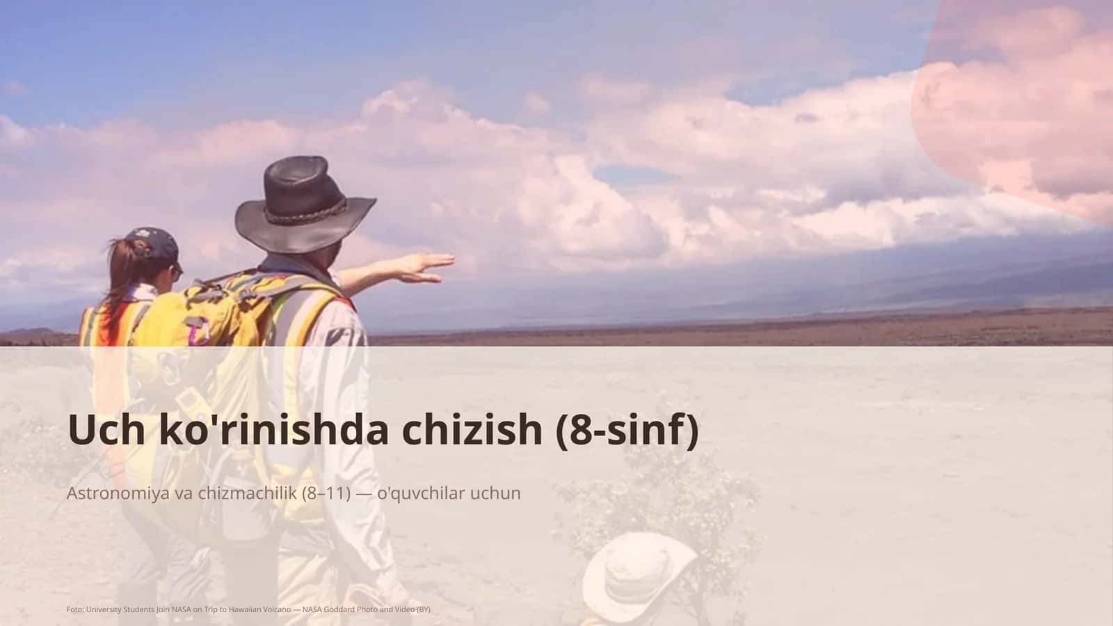 Uch ko'rinishda chizish (8-sinf) 1
