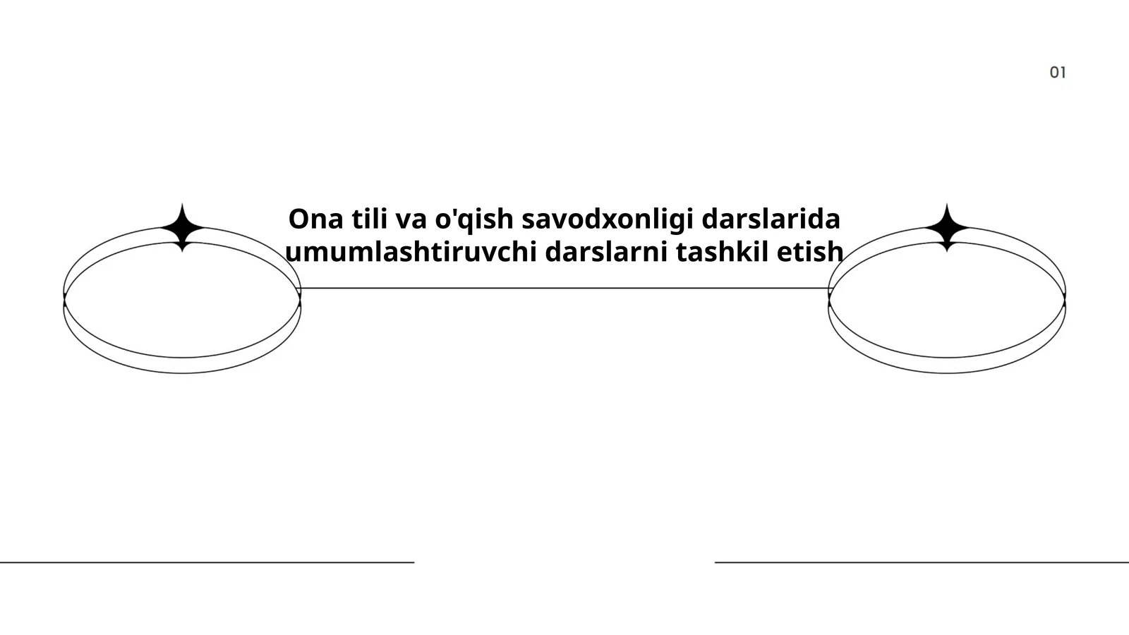 Ona tili va o'qish savodxonligi darslarida umumlashtiruvchi darslarni tashkil etish 1